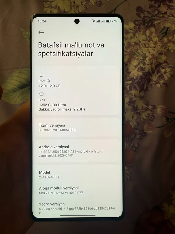 Redmi Note 14 pro 12+12 512 sotiladi 5 Redmi Note 14 pro 12+12 512 sotiladi 5
