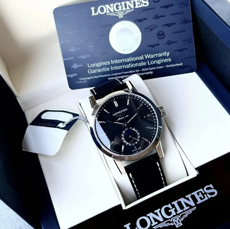 Швецарские часы фирмы Longines, механика с автоподзаводом — фото 5