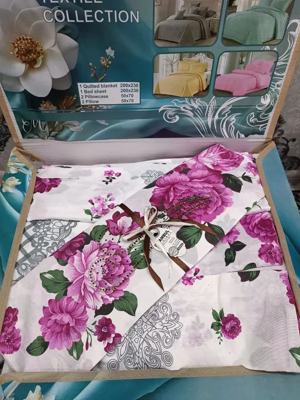 Postel yangi satin choyshab, 3ta komplekt — фото 1