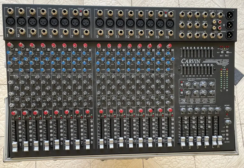 CARVIN C1644P активный микшер 1200 ватт 1 CARVIN C1644P активный микшер 1200 ватт 1
