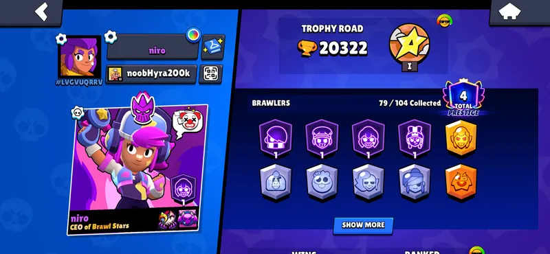 Продаётся аккаунт Brawl Stars 4