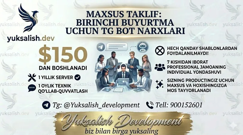 Biznes va startuplarni avtomatlashtirishga va Bot yaratish. — фото 2