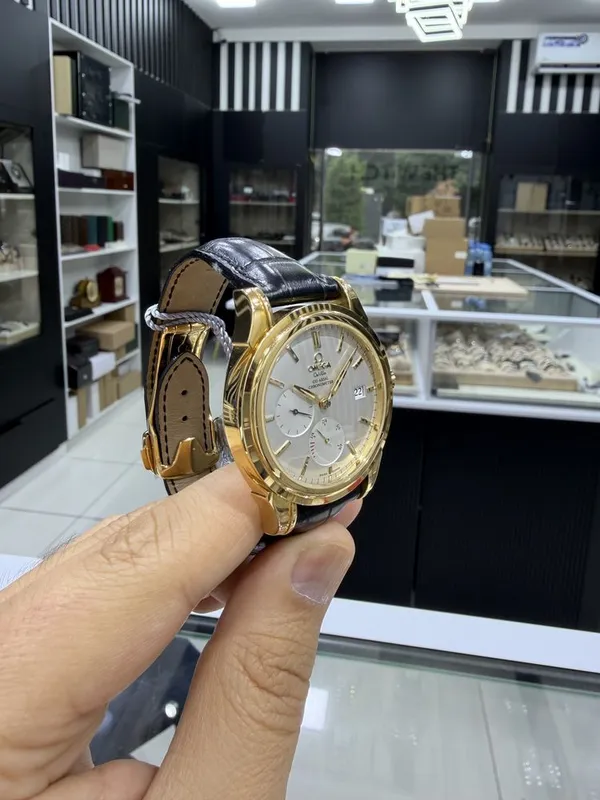Золотые Часы Omega De Ville Chronometer 18k 750пробы 2