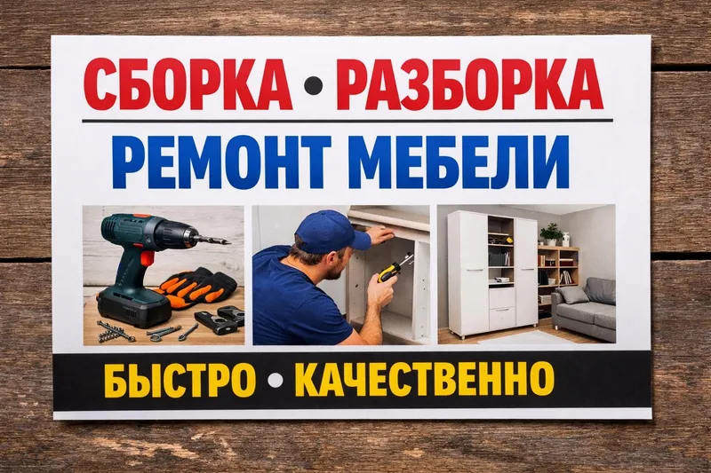 Сборка-разборка ремонт любой мебели — фото 4