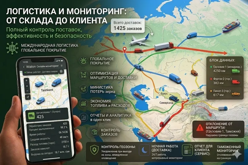 GPS-trekerlar | Yoqilg'i datchiklari | Transport monitoringi — Buxoro — фото 4 GPS-trekerlar | Yoqilg'i datchiklari | Transport monitoringi — Buxoro — фото 4