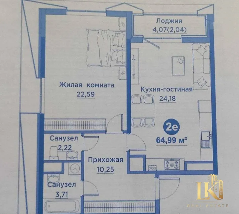 Продаётся 2-комнатная квартира в ЖК Regnum Plaza (White Box) рядом с Буз базар — фото 1