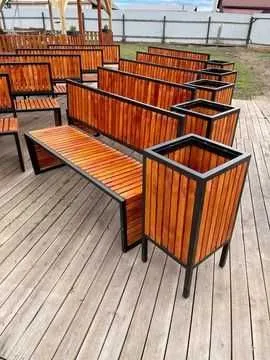 . Скамейка металлические 1