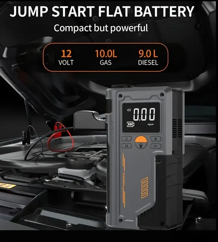 Пусковое автонасос фонарик и powerbank 4 в 1 ный — фото 4 Пусковое автонасос фонарик и powerbank 4 в 1 ный — фото 4