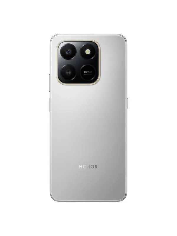Смартфон HONOR X7d, 2 SIM, NFC, 8GB/256GB, камера 108 Мп, аккумулятор 6500 мАч, серый — фото 6