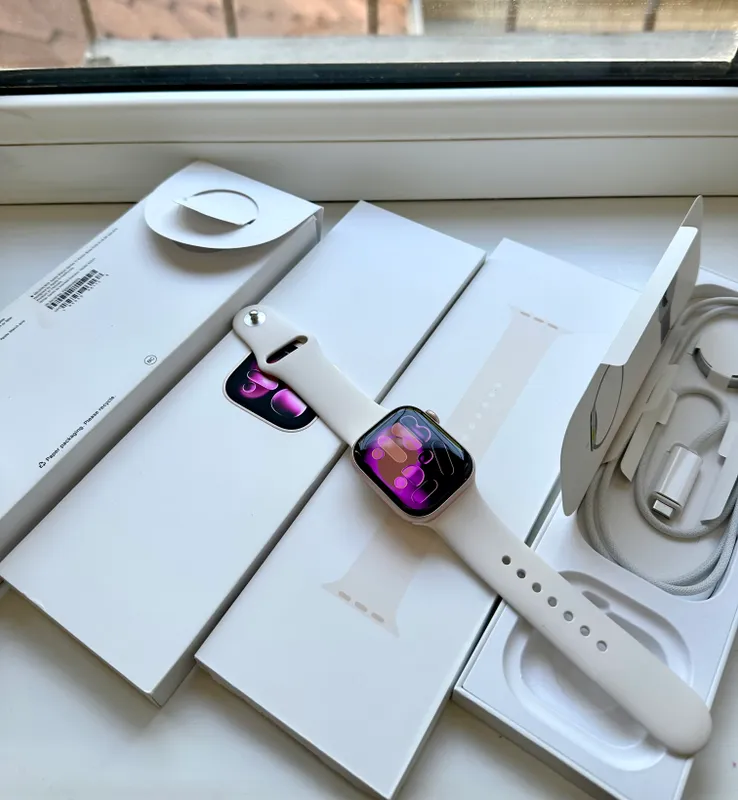 Новые Apple Watch 11 Gold 42mm 100% — фото 2
