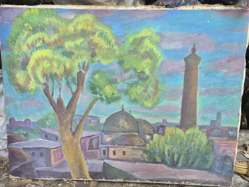 Картина - холст, масло. 1