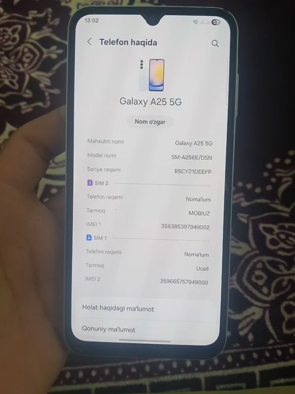 telefon sotiladi samsung galaxy a25 5g — фото 3