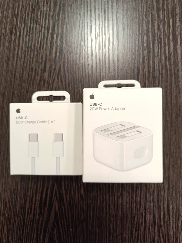 IPhone original zaryadchik Adapter va USB-C kabel 1