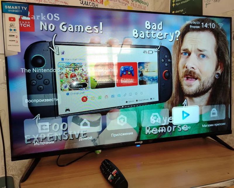 smart tv televizor sotiladi 43 talik — фото 3