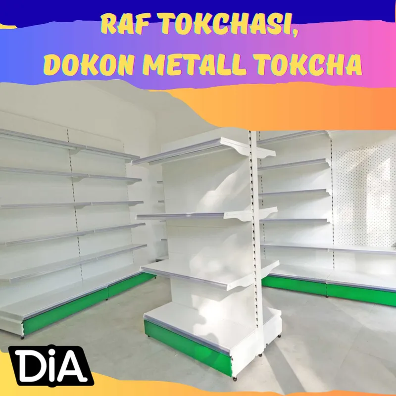Стеллаж металлический торговый, polkalar savdo tokcha 1