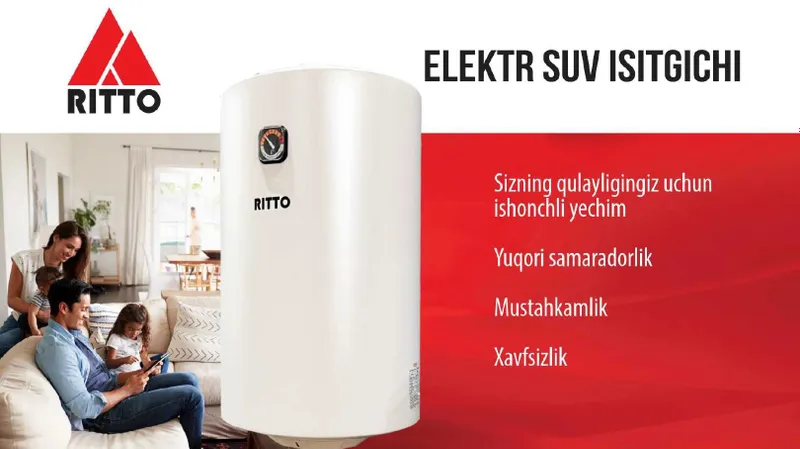 Аристон Водонагреватель RITTO — комфорт и безопасность в каждом литре! 2 Аристон Водонагреватель RITTO — комфорт и безопасность в каждом литре! 2