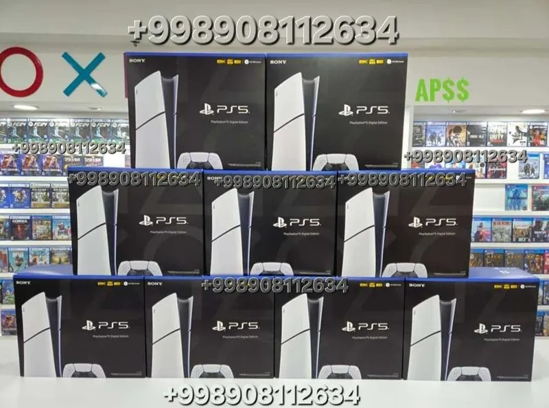 Playstation 5 PS5 Slim New PS3 PS4 Top с играми оптом