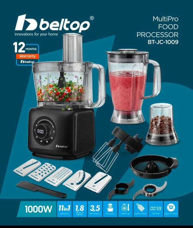 Кухонная машина BELTOP, многофункциональная,1000Вт 1 Кухонная машина BELTOP, многофункциональная,1000Вт 1
