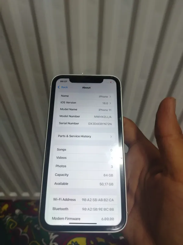 iphone 11 17 pro qilingan, ishlashlari yaxshi 6