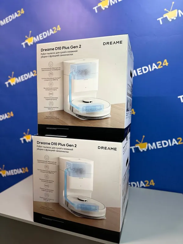 Продаю новые робот пылесосы Dreame D10 Plus Gen2 3