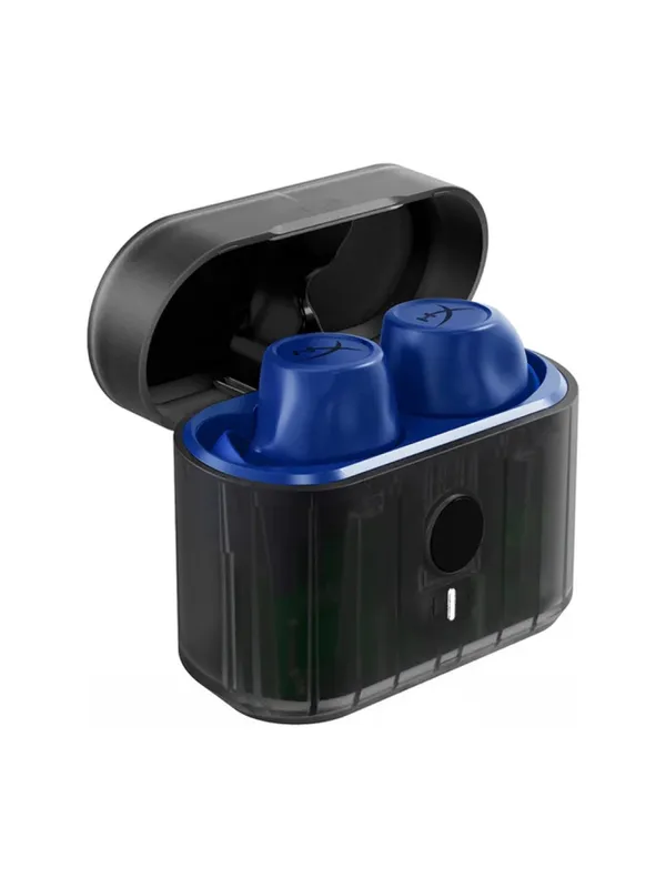 Беспроводные игровые TWS наушники с микрофоном HyperX Cirro Buds Pro, Bluetooth, синие — фото 1
