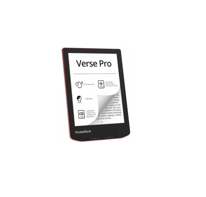 } Электронная книга PocketBook 634 Verse Pro Passion Red — фото 1 } Электронная книга PocketBook 634 Verse Pro Passion Red — фото 1