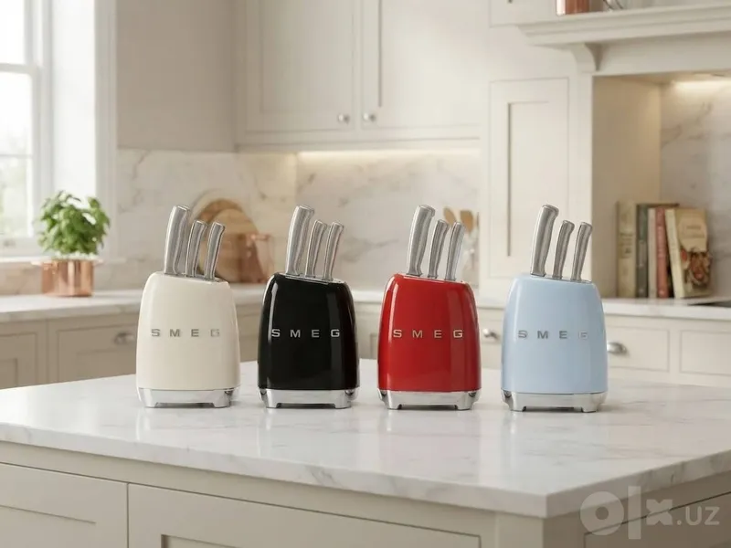 Набор кухонных ножей Smeg 4 Набор кухонных ножей Smeg 4