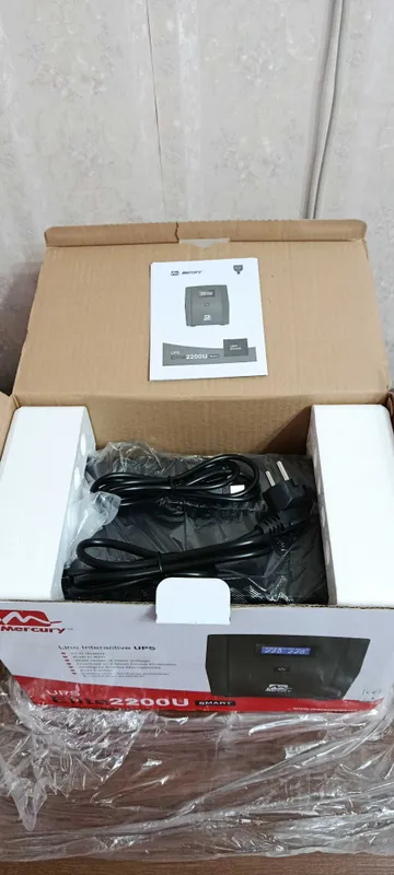 Новый ИБП 1320W (UPS) Mercury elite 2200u Smart — фото 1