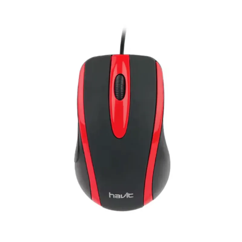 Havit PC series-USB Mouse Black+Red sichqonchasi 3 Havit PC series-USB Mouse Black+Red sichqonchasi 3