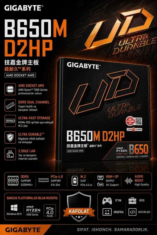GIGABYTE brendidan OnaPlatalar OPTOM narxlarda 5 GIGABYTE brendidan OnaPlatalar OPTOM narxlarda 5