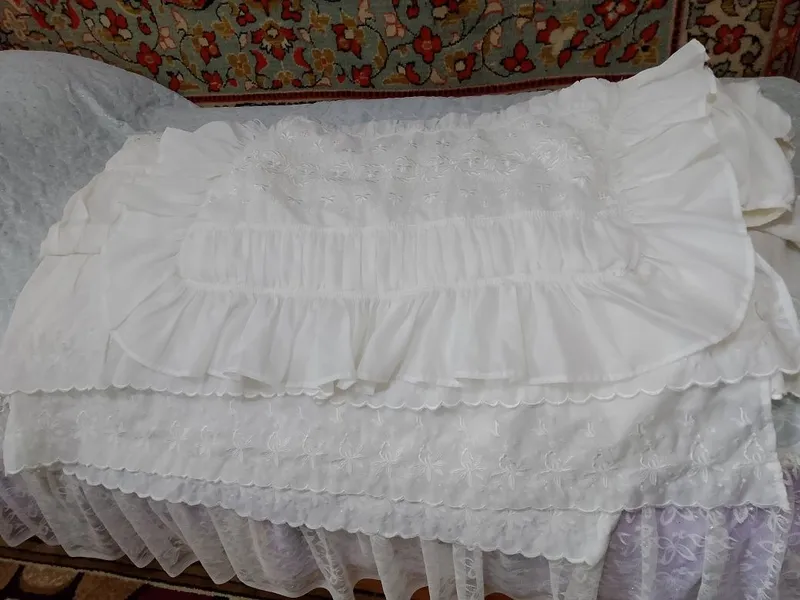 Покрывало свадебное на 2-х спальную кровать 2,10*2,0м — фото 1