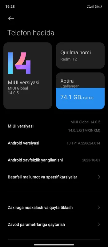 redmi 12 4/128 gb  xech qayiri alishmagan 4
