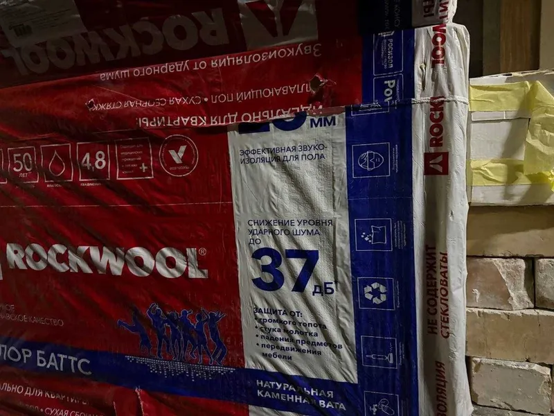 Шумоизоляция - Rockwool (Россия) - Базальтовая вата — фото 2