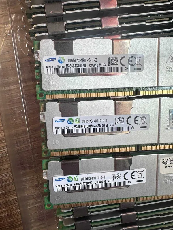 Серверные Samsung 32gb 4rx4 pc3 14900L ( Новые в количестве) — фото 1