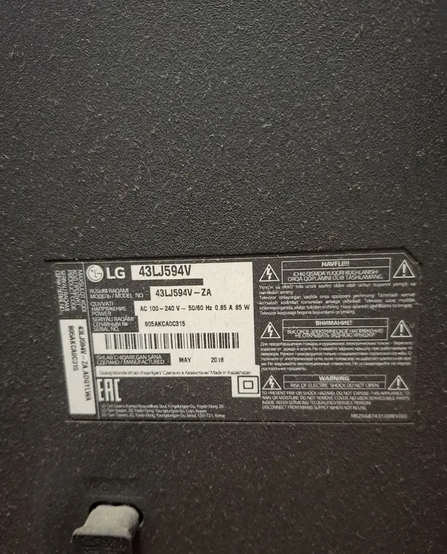 LG Smart 43 Web Os 4K Orginal Ideal holatda aybi yoq 3 LG Smart 43 Web Os 4K Orginal Ideal holatda aybi yoq 3