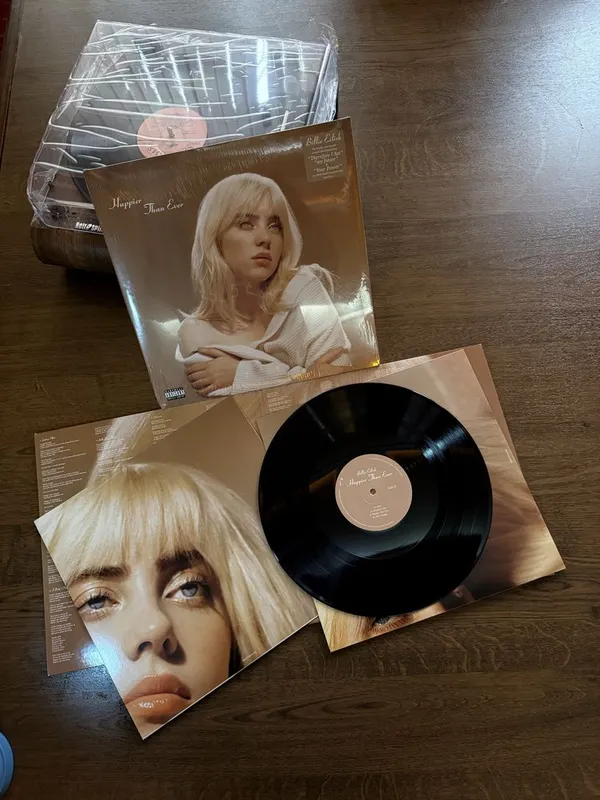 Billie Eilish “Happier than ever” albomi vinil plastinkasi 2 Billie Eilish “Happier than ever” albomi vinil plastinkasi 2
