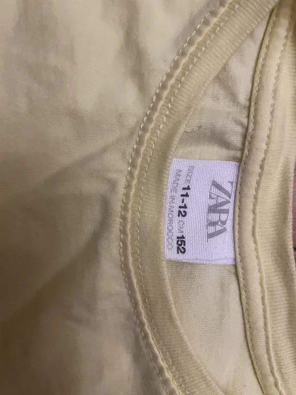 Желтая футболка Zara, 152 размер, 11-12 лет 1 Желтая футболка Zara, 152 размер, 11-12 лет 1