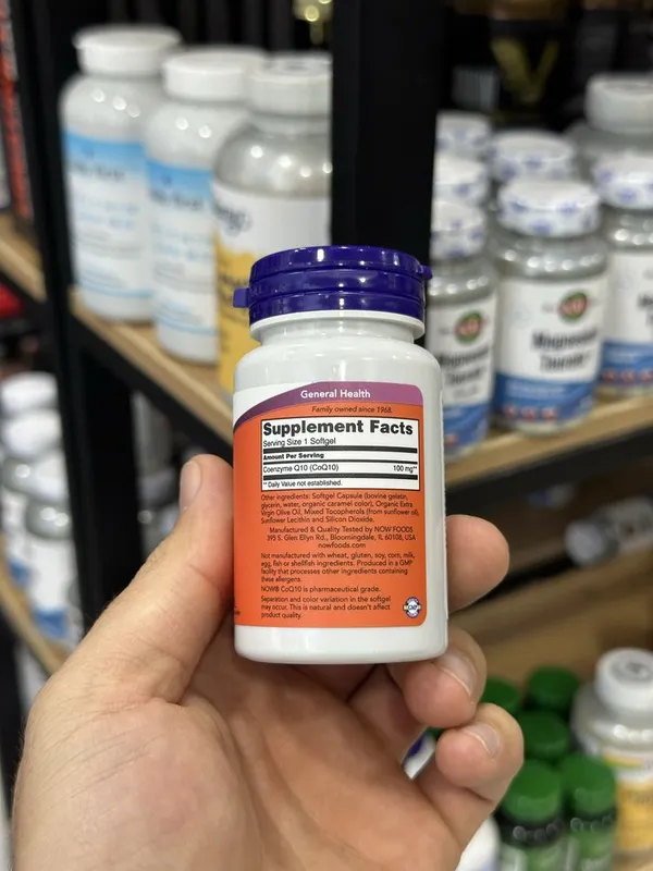 Now CoQ10 100 mg, 50 kapsula 2 Now CoQ10 100 mg, 50 kapsula 2