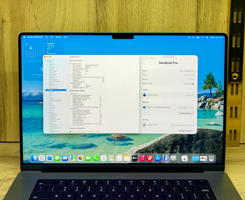 Macbook M1 Max 16inch 32/512GB 97% ёмкость — фото 1