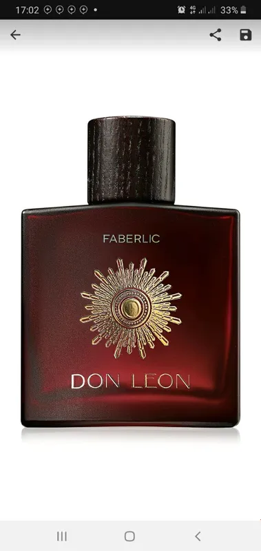 FABERLIC DON LEON erkaklar uchun atir suvi, 100 ml