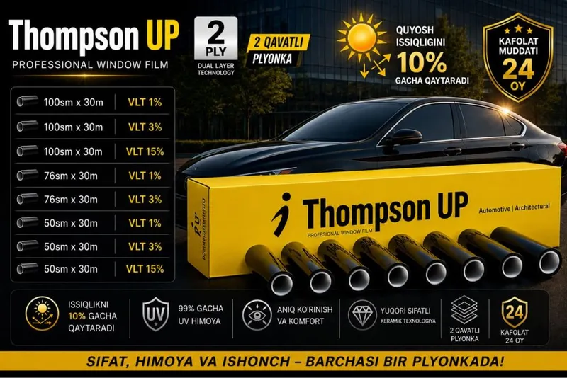 Thompson tonirovka тонировка — фото 1