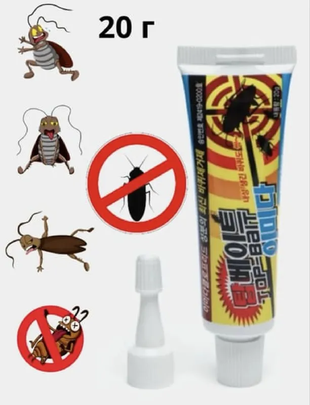 Корейский гель от тараканов Top-bait без запаха