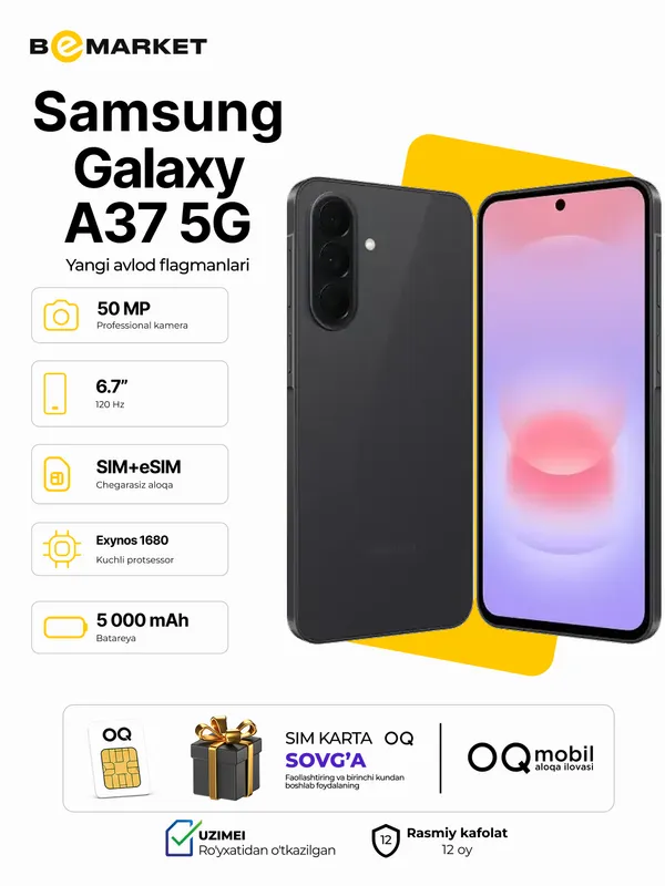 Samsung Galaxy A37 8/128 GB 7 Samsung Galaxy A37 8/128 GB 7