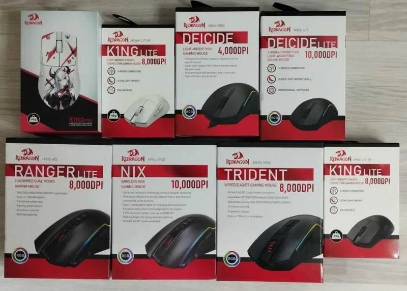 Мышки REDRAGON Беспроводные 3 вида подключения офицальные — фото 1