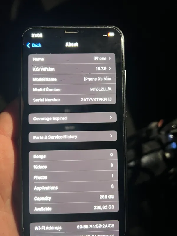 Orqa kamera ishlamaydi xs max n 1milion 200ming 1