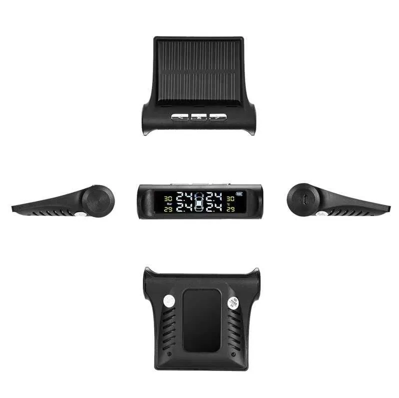 Система контроля давления в автомобильных шинах Solar Power USB TPMS — фото 5