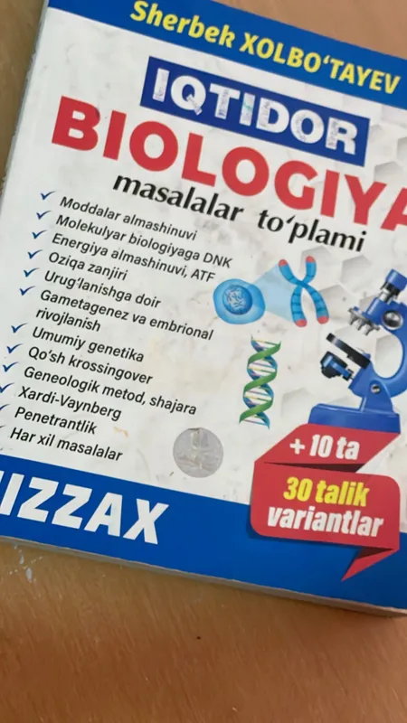 Biologiya masala kitob IQTIDOR