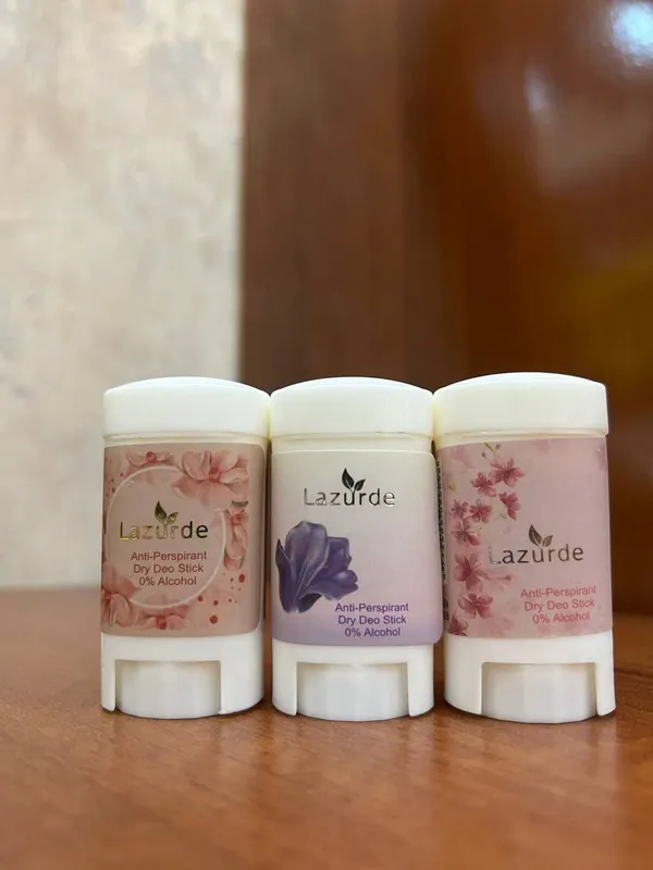 Quruq deodorant-antiperspirant Lazurde, 10 g