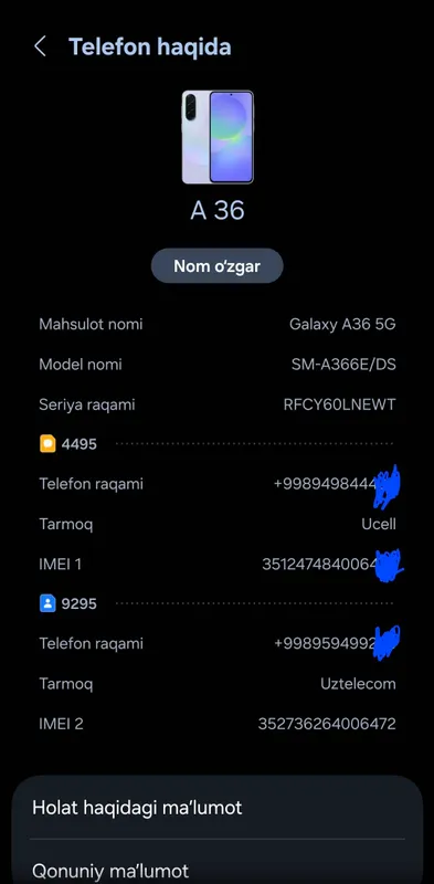 Samsung A36 8/128 Gb 3
