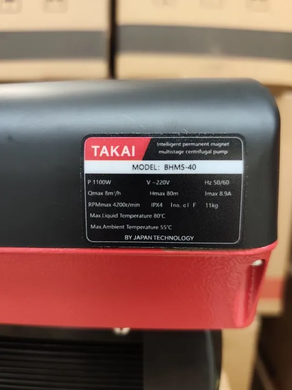 Aqlli nasoslar Takai BHM5-40 4
